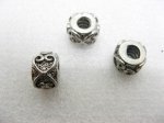 10 Alloy European Carved Metal Thread Beads ac-sp313